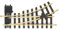 LGB – Handweiche Links R1 – 30° - 12100, Gleiserweiterung für Gartenbahn, Gleismaterial, Zubehör, Spur G, Maßstab 1:22,5