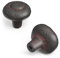 Hickory Hardware 1 Pack Solid Core Kitchen Cabinet Knobs, Luxury Cabinet and Dresser Knobs, Handle Pulls for Doors & Drawers, 1-1/4 Inch, Rustic Iron, Refined Rustic Collection