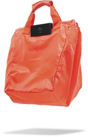 achilles Einkaufswagentasche faltbar mit Kühleinsatz, Kühltasche, Einkaufstasche für alle gängigen Einkaufswagen, Tasche für den Einkaufswagen, Einhängetasche, Rot, 54x35x39 cm