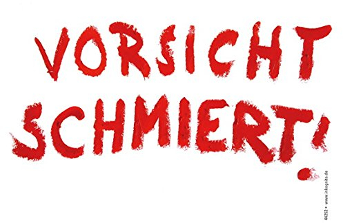 Inkognito Brillenputztuch 18 x 15 cm • 44252 ''Vorsicht, schmiert Künstler Martin Scheffler