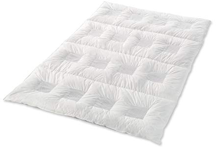 CLIMABALANCE Comfort warm Zudecke, Baumwolle, Weiß, 155 x 220 cm
