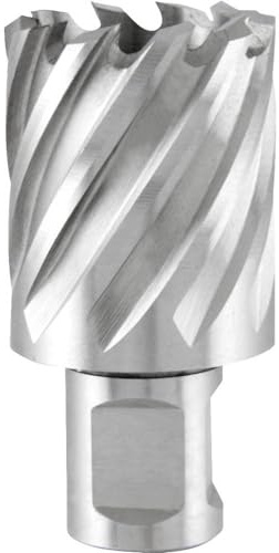 RUKO 108219E - Broca hueca HSS Co 5 Cobalto, vástago Weldon (19 mm)