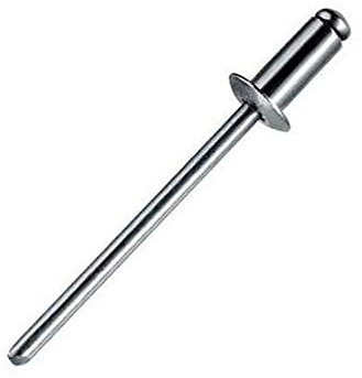 TOPEX 43E302, Aluminium Nieten 3 mm x 10 mm 50 der Piazza