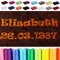 AR Line Besticken Sie Handtuch mit Namen + Datum oder mit Wunschtext Bestickt, Farbe: Weiß, Größe: Duschtuch 70 x 140 cm