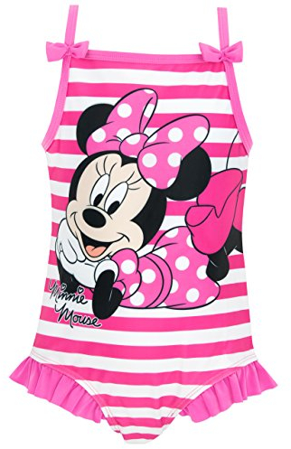 Disney Costume da Bagno Minnie | Costume Intero Ragazza | Costumi Piscina Bambina | 3-4 Anni