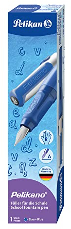 Pelikan Pelikano Füllhalter P480 Feder F, blau, für Rechtshänder