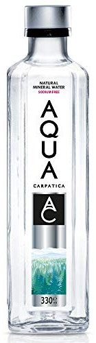 Aqua Carpatica Still Natural Mineral Water - Glass Bottle - 330ml (Pack of 12)