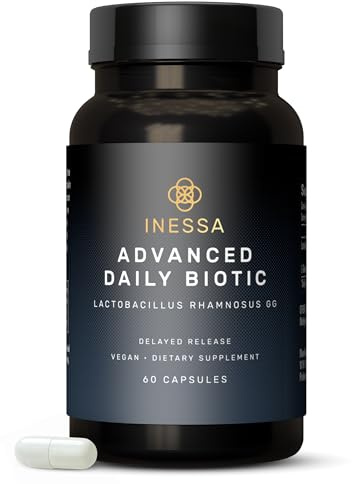 Probiotics Lactobacillus Rhamnosus GG | 60 Daily Vegan Capsules | The Most scientifically Studied Strain Globally, with The Greatest Level of Clinical documentation