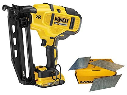 Lot cloueur sans fil de finition 16 gauge + 2000 points 44mm (DNBA1644GZ) DEWALT LOTDCN660D2