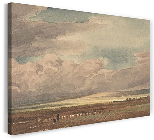 Printed Paintings Leinwand (120x80cm): William Turner von Oxford - Salisbury Plain mit Alten Saru