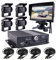 JOINLGO 4 Channel SD 720P AHD HD Mobile Vehicle Car Dvr MDVR Real-time Video Recorder Kit with 4 Waterproof Side Rear Back View Night Vision Car Cameras 7 inches VGA Car Monitor for Truck Bus RV