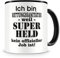 Samunshi® Rettungssanitäter Tasse mit Spruch Geschenk für Rettungssanitäter Mann Frau Kaffeetasse groß Lustige Tassen zum Geburtstag schwarz 300m