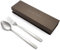 Mogokoyo Custom Engraved Spoon and Fork Set, Personalised Stainless Flatware Set with Gift Box for Kitchen Dining Cutlery
