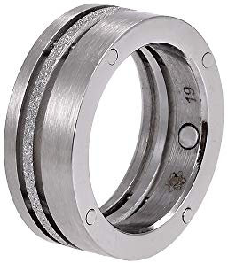 Pure Decide Energetix 4you 219 gradliniger Magnetring massiv Innenring wie Diamantenstaub Magnetix Technisch Vintage Fashion Ring Größe 17