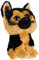 TY 36309 Spirit Deutscher Schäferhund - Beanie Boos, 15 cm Braun Schwarz