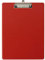 Exacompta 19295E Klemmbrett-Pocketclip. Made in Germany. Mit stabilem Pappkern und Kunststoffbezug für DIN A4 mit Tasche am Rücken rot ideal für Inventur und Lagerwirtschaft