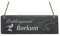 Schiefertafel LIEBLINGSINSEL BORKUM - 22 x 8 cm