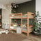 Krok Wood Etagenbett Kinderbett Doppelbett Jugendbett Sydney aus Massivholz in Buche 90×200×160 cm