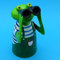 Pommerntraum ® | Zaunhocker Pfostenhocker Zaunfigur Dekorationsfigur Gartendekoration Frosch Frösche SPANNERFROSCH (grün BLAU Weiss)