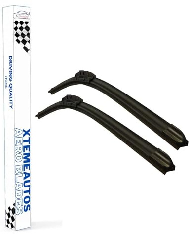 Xtremeauto Replacement Front Windscreen Wiper Frameless Blade Kit - 2x Blades For Honda CIVIC MK9 MK10 Hatchback Jan 2012 Onwards