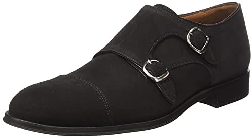 Lottusse Herren L6964_106826 Monk-Strap Loafer, Moka, 45 EU