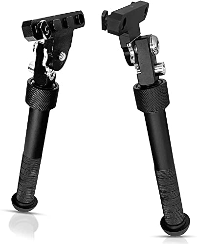 2021 New Tactical V8 Style 6,5-9 Zoll Faltbares Zweibein, Direkt Verbunden Mit 1913 Picatinny Rail Side Mounted Zweibein