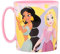 Kids Character Licence Mug 350ML Drinking Re-Usable Plastic Cup Microwave Safe (Disney Princess)