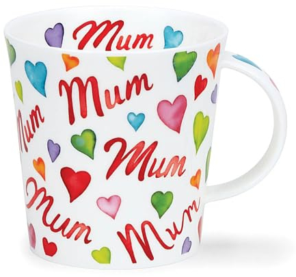CA-Mum-XX Mum Mug en porcelaine fine en forme de cairngorm 0,48 l