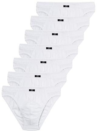 s.Oliver Men's Jh-1sl_ls Underwear, White, M (Pack of 7)