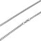 Kette Edelstahl Silber, Halskette Männer Box Lobster-Claw Kette Herren Vintage Lange 55CM Accessoires Schmuck Geschenke für Freund