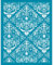 OLYCRAFT 10x12.7 cm Schädel Brokat Ton Schablonen Totenkopf Siebdruck Schablone Nicht Klebend Vintage Muster Ton Siebdruck Wiederverwendbar Mesh Transfer Für Polymer Ton Schmuck Halsketten