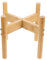 POPETPOP 3 Sets Dog Bowl Holder Wood Plant Stands Elevated Slow Feeder Dog Raised Bowl Rack Dog Bowl Riser Elevated Dog Bowls Puppy Cat Feeder Rack Wood Bracket Bamboo Food Bowl Detachable