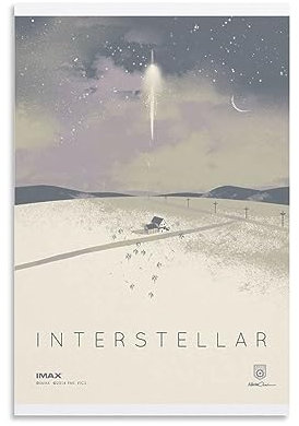 Interstellar Filmposter 2014 (40) auf Leinwand, Wandkunst, Poster, Foto, Gemälde, Poster, Raumdekoration, 20 x 30 cm