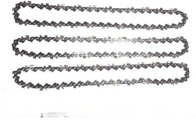 EdvenA 3 Stück/Set 8-Zoll-Mini-Sägekette 1/4 Zoll; Pitch 043 Zoll; Kettensägenketten der Stärke 47L