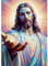QENSPE Jesus Diamond Painting Set Erwachsene 5D Jesus Diamant Painting Bilder, Jesus Diamond Art Set DIY Full Diamant Kunst Malerei Kreuzstich Set Home Wand Dekor Geschenk 30x40cm