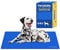 furrybaby Dog Cooling Mat, Pet Bed Self-Cooling Pad Cool Gel Bed Large Dog Pads Mats, No Need to Refrigerate or Freeze, Apply Indoors Outdoors Car(Blue 80x96cm)