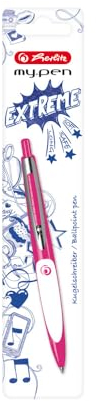 Herlitz Kugelschreiber my.pen pink/weiß, 1 Stück