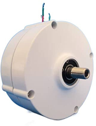 Aerogenerador, 400W 600W 12V 24V trifásico generador de imanes permanentes sin engranajes for turbina eólica turbina de agua DIY turbina eólica Horizontal para el hogar, granjas, vehículos recreativos