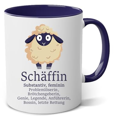 Lustige Tasse Chefin Geschenke für Führungskraft, Vorgesetzte und Abteilungsleiterin - Beste Kollegin Geschenk für Frauen Beförderung und Abschied - Schäffin Kaffeebecher Geschäftseröffnung Geschenk