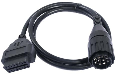 10-poliges Motorrad 10-polige OBD kompatibel mit BMW GS1200 Motorrad 10pin auf 16pin OBD2 Adapterkabel Verwendet für C/F/G/K/R/S-Serie von1996 bis 2016