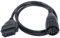 10-poliges Motorrad 10-polige OBD kompatibel mit BMW GS1200 Motorrad 10pin auf 16pin OBD2 Adapterkabel Verwendet für C/F/G/K/R/S-Serie von1996 bis 2016