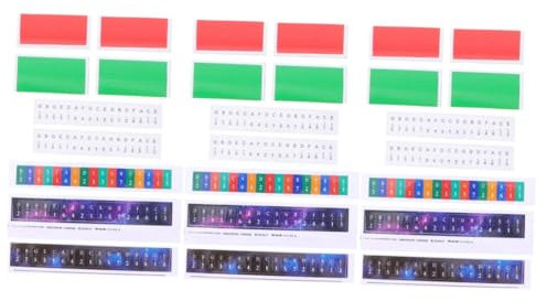 JOINPAYA 15 Sets Finger Klavier Noten Aufkleber Tastatur Aufkleber Buchstaben Aufkleber Niedliche Kalimba Aufkleber Transparente Tastatur Aufkleber Daumen Klavier Tasten Aufkleber
