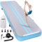 ROMELANDS Turnmatte Aufblasbar, 4M Trainingsmatte mit Luftpumpe, 10 cm hoch Gymnastikmatte für Yoga, Taumel, Turnen, Ausbildung