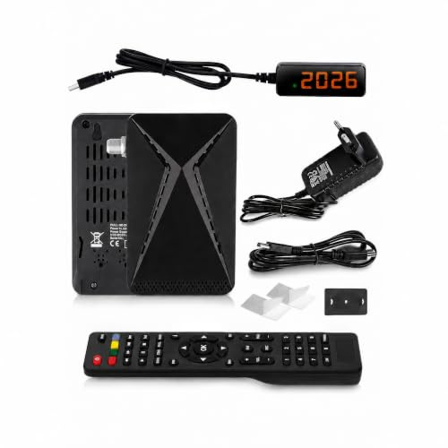 Bamof 26100 Mini Sat Receiver DVB-S2 /ARD & ZDF SD Shut-Off/Full HD 1080p Digital Receiver (HDTV, USB)