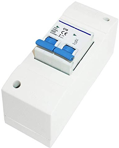 HABA Sicherungs-Schutzautomat Netzsicherung 230V Anlage Caravan Reisemobil Schalter Camping weiß