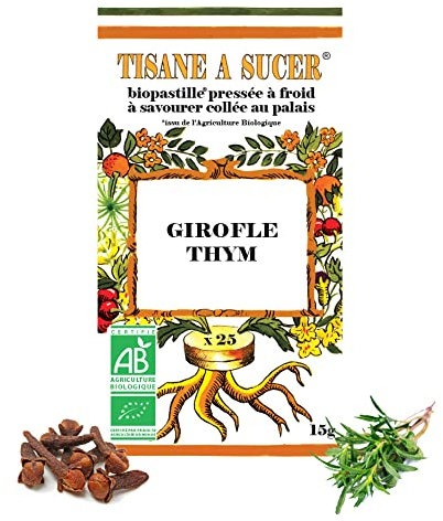 Infuso Biologico in Pastille - Chiodi di garofano e timo