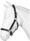 HORKA Lederhalfter - Full/WB - Schwarz-Silber