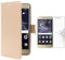 ebestStar - Funda Compatible con Huawei P8 Lite (2017) Carcasa Cartera Cuero PU, Funda Billetera Ranuras Tarjeta, Función Soporte, Dorado + Cristal Templado [Aparato: 147.2x72.9x7.6mm 5.2]