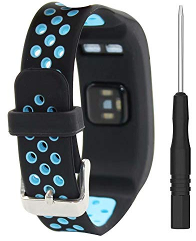 T-BLUER Silikon Bunte Ersatz Armband Strap für Garmin Vivosmart HR mit Verschlüsse Fitness Bands für Alle Größen geeignet, Kein Tracker Enthalten