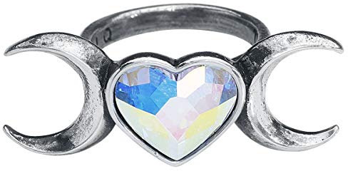 Alchemy Gothic Thuwies y Galon Ring silberfarben M